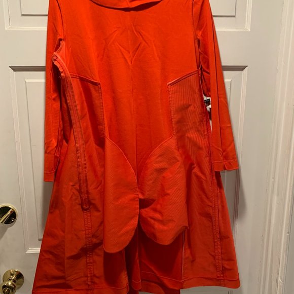 Jil Sander~ Timeless Red Dress w/ Pleated Back. Gorgeous! - Picture 8 of 16